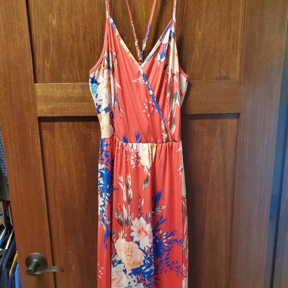 Pink Summer Maxi Dress - Picture 3 of 7